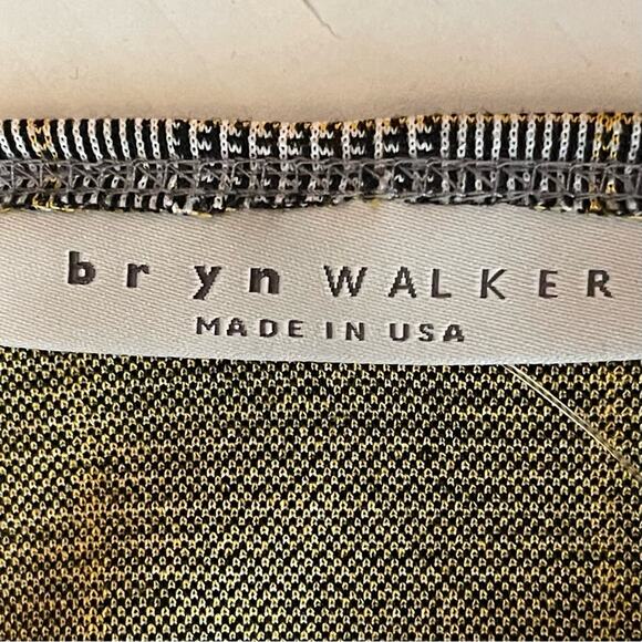 Bryn Walker Black Yellow Plaid IRYS Academia OfficeCore Dress NWT Size M - Picture 8 of 13